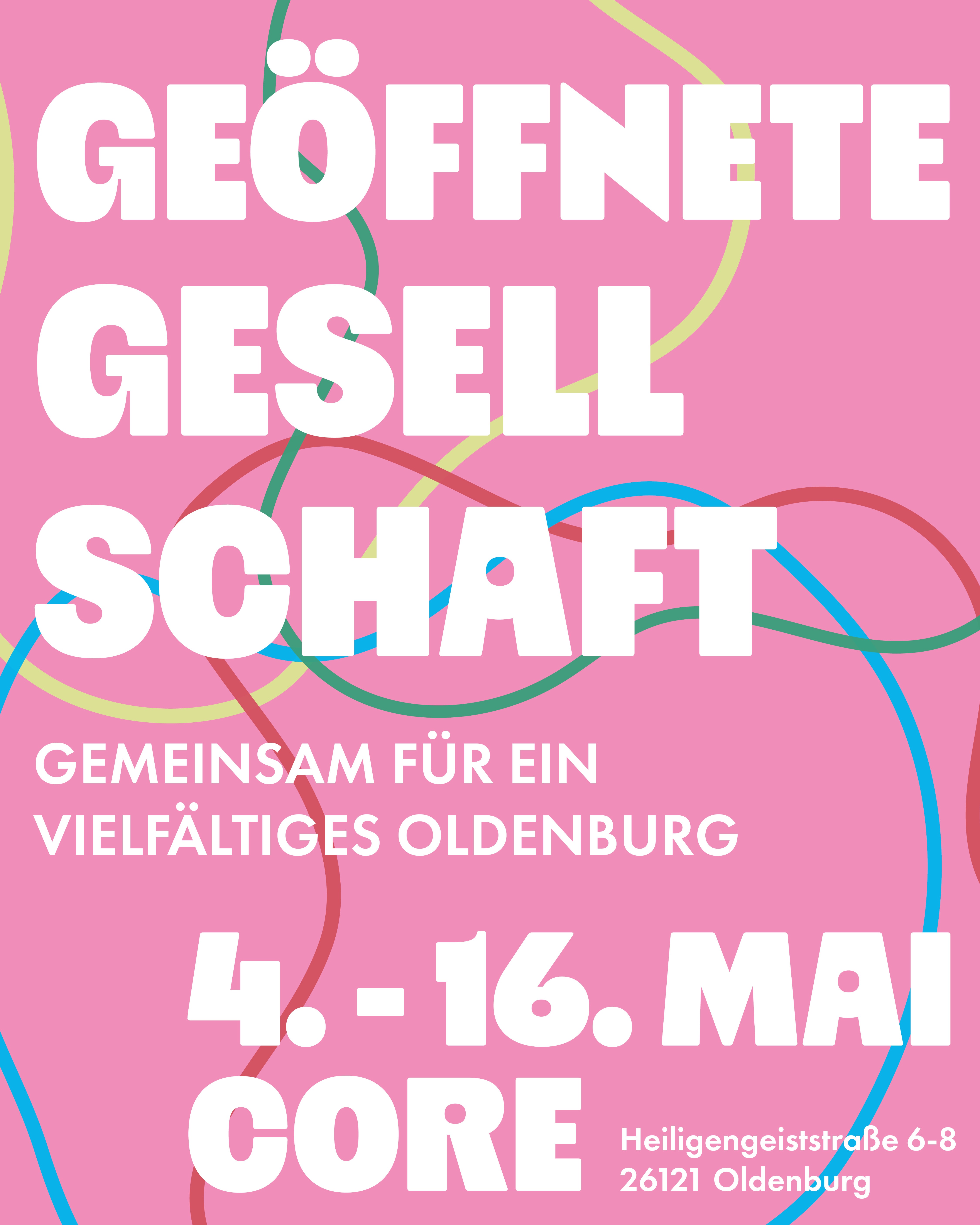 Plakat Insta geöffnete Gesellschaft